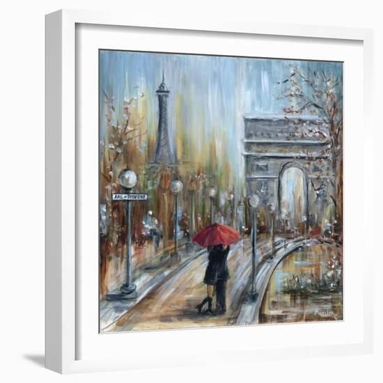 Paris Lovers II-Marilyn Dunlap-Framed Art Print