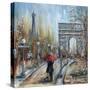 Paris Lovers II-Marilyn Dunlap-Stretched Canvas