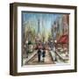 Paris Lovers III-Marilyn Dunlap-Framed Art Print