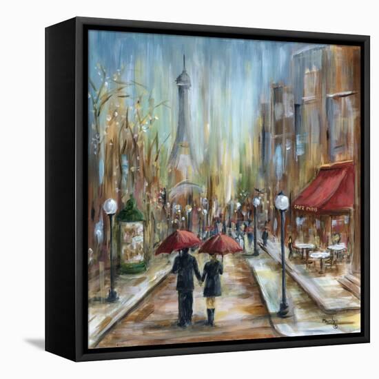 Paris Lovers III-Marilyn Dunlap-Framed Stretched Canvas