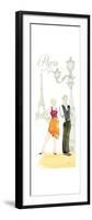 Paris Lovers-Avery Tillmon-Framed Art Print