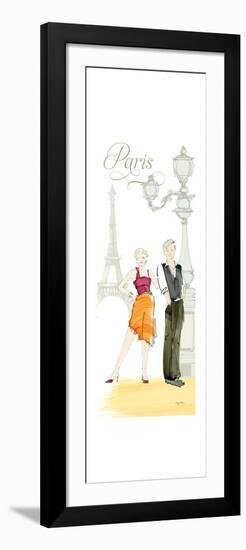 Paris Lovers-Avery Tillmon-Framed Art Print