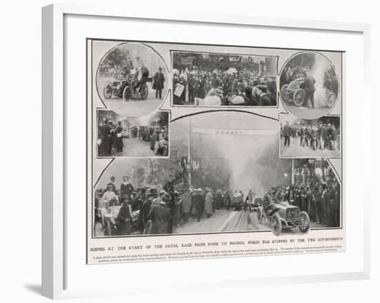 Paris-Madrid Race 1903-null-Framed Photographic Print
