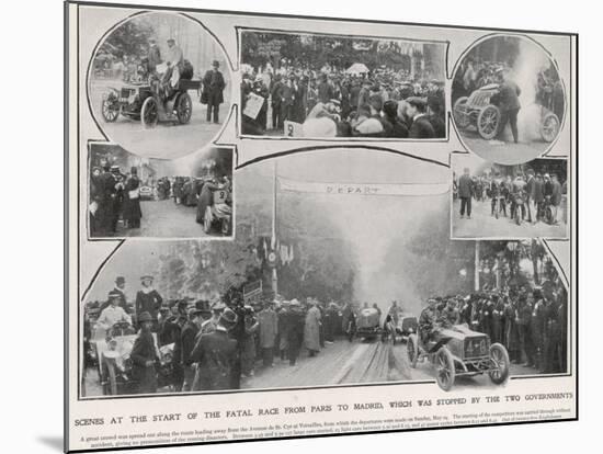Paris-Madrid Race 1903-null-Mounted Photographic Print