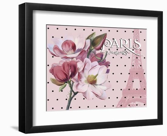 Paris Magnolias I-Tina Lavoie-Framed Premium Giclee Print