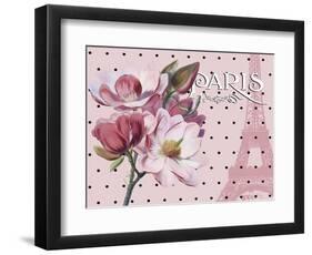 Paris Magnolias I-Tina Lavoie-Framed Premium Giclee Print