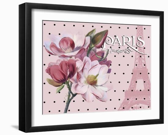 Paris Magnolias I-Tina Lavoie-Framed Giclee Print