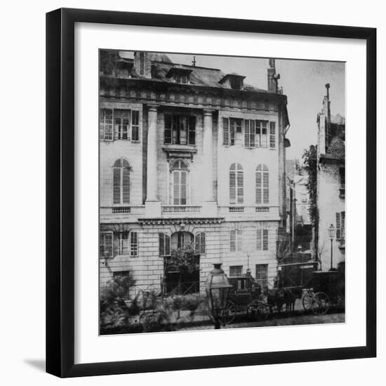 Paris, May 1843 - Boulevard des Italiens-William Henry Fox Talbot-Framed Art Print