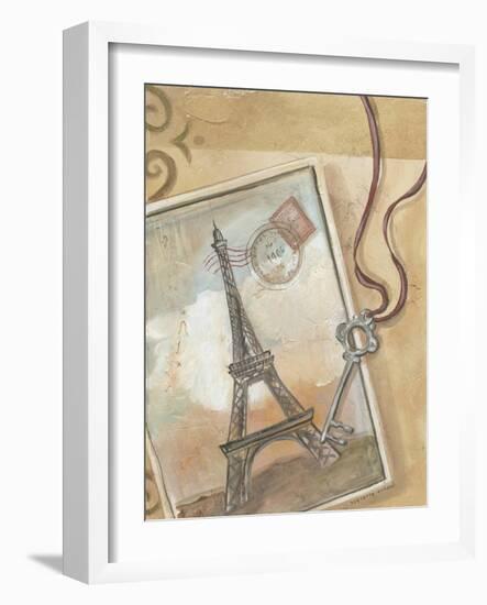 Paris Memories I-Marianne D. Cuozzo-Framed Art Print