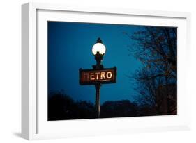 Paris Metro I-Erin Berzel-Framed Photographic Print