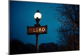 Paris Metro I-Erin Berzel-Mounted Photographic Print