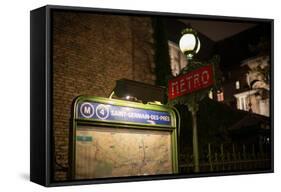 Paris Metro II-Erin Berzel-Framed Stretched Canvas