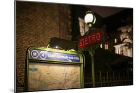 Paris Metro II-Erin Berzel-Mounted Photographic Print