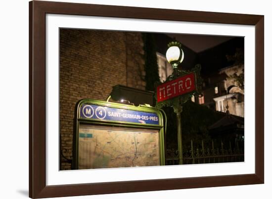 Paris Metro II-Erin Berzel-Framed Photographic Print