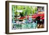 Paris Metro - In the Style of Oil Painting-Philippe Hugonnard-Framed Giclee Print