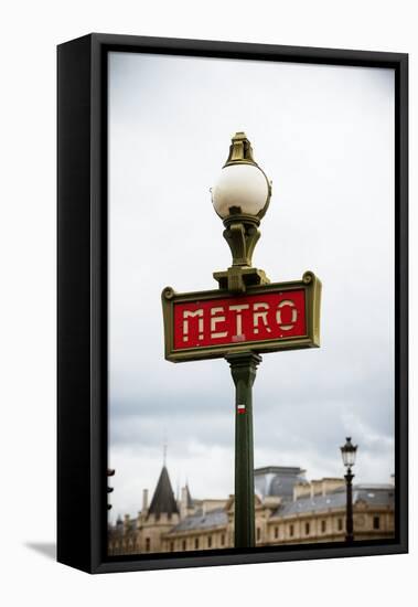 Paris Metro IV-Erin Berzel-Framed Stretched Canvas