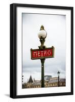 Paris Metro IV-Erin Berzel-Framed Photographic Print