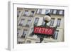 Paris Metro Signpost-Cora Niele-Framed Giclee Print