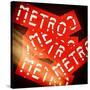 Paris Metro Signs-Philippe Hugonnard-Stretched Canvas