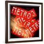 Paris Metro Signs-Philippe Hugonnard-Framed Photographic Print