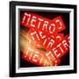 Paris Metro Signs-Philippe Hugonnard-Framed Photographic Print