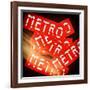 Paris Metro Signs-Philippe Hugonnard-Framed Photographic Print