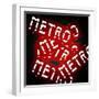 Paris Metro Signs-Philippe Hugonnard-Framed Photographic Print