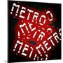 Paris Metro Signs-Philippe Hugonnard-Mounted Photographic Print