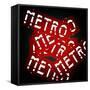 Paris Metro Signs-Philippe Hugonnard-Framed Stretched Canvas