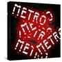 Paris Metro Signs-Philippe Hugonnard-Stretched Canvas