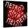 Paris Metro Signs-Philippe Hugonnard-Stretched Canvas