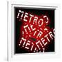 Paris Metro Signs-Philippe Hugonnard-Framed Photographic Print