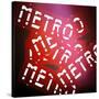 Paris Metro Signs-Philippe Hugonnard-Stretched Canvas