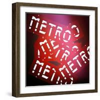 Paris Metro Signs-Philippe Hugonnard-Framed Photographic Print