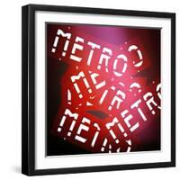 Paris Metro Signs-Philippe Hugonnard-Framed Photographic Print