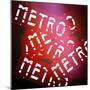 Paris Metro Signs-Philippe Hugonnard-Mounted Photographic Print