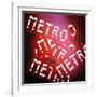 Paris Metro Signs-Philippe Hugonnard-Framed Photographic Print