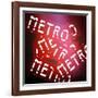 Paris Metro Signs-Philippe Hugonnard-Framed Photographic Print