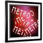 Paris Metro Signs-Philippe Hugonnard-Framed Photographic Print