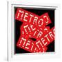 Paris Metro Signs-Philippe Hugonnard-Framed Photographic Print