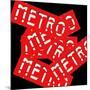 Paris Metro Signs-Philippe Hugonnard-Mounted Photographic Print