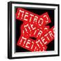 Paris Metro Signs-Philippe Hugonnard-Framed Photographic Print