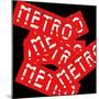 Paris Metro Signs-Philippe Hugonnard-Mounted Photographic Print