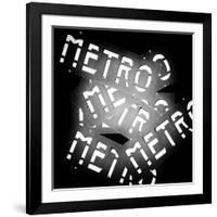 Paris Metro Signs-Philippe Hugonnard-Framed Photographic Print