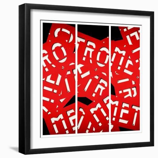 Paris Metro Signs-Philippe Hugonnard-Framed Photographic Print