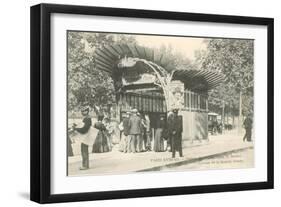Paris Metro Station, Art Nouveau-null-Framed Art Print