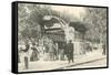 Paris Metro Station, Art Nouveau-null-Framed Stretched Canvas