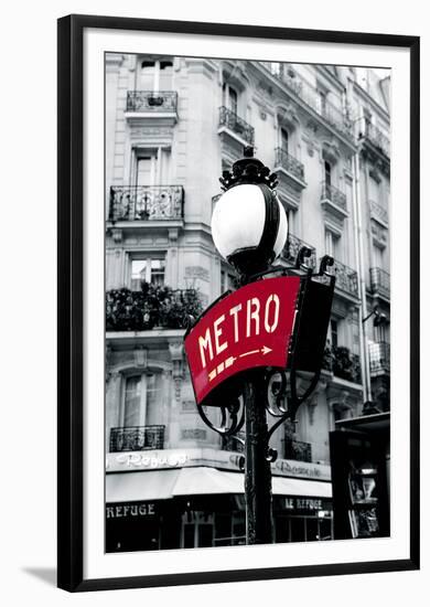 Paris Metro-Joseph Eta-Framed Giclee Print