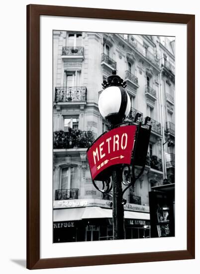 Paris Metro-Joseph Eta-Framed Giclee Print