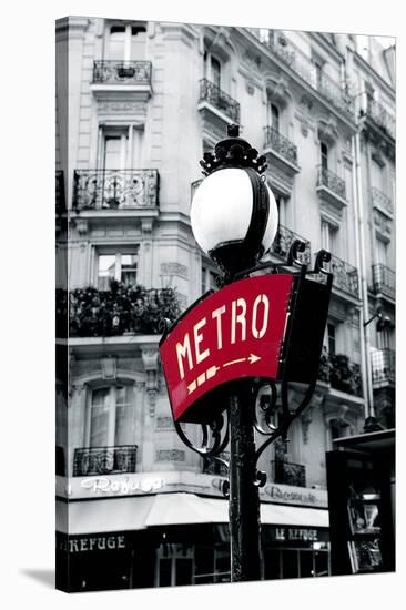 Paris Metro-Joseph Eta-Stretched Canvas